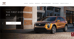 Desktop Screenshot of cadillac.com