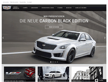 Tablet Screenshot of cadillac.at