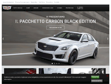 Tablet Screenshot of cadillac.it